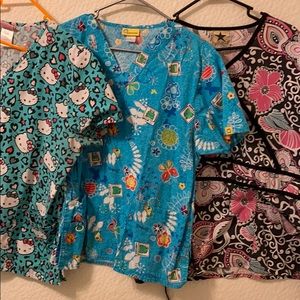 Scrub tops